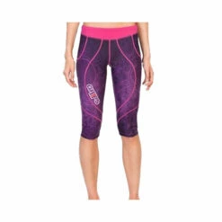 Grips Womens Short Athletic Leggings Purple Spring