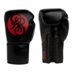 Powrbox Pinnacle Lace Up Boxing Gloves - Bloodbath